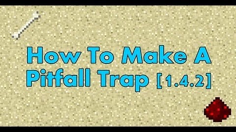 Minecraft: Successful Pitfall Trap - Redstone Tutorials 1.7.4