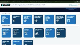 Quantix Data Migration Solution for SAP SuccessFactors HCM by TechEnvo - SAP Certified  Solution