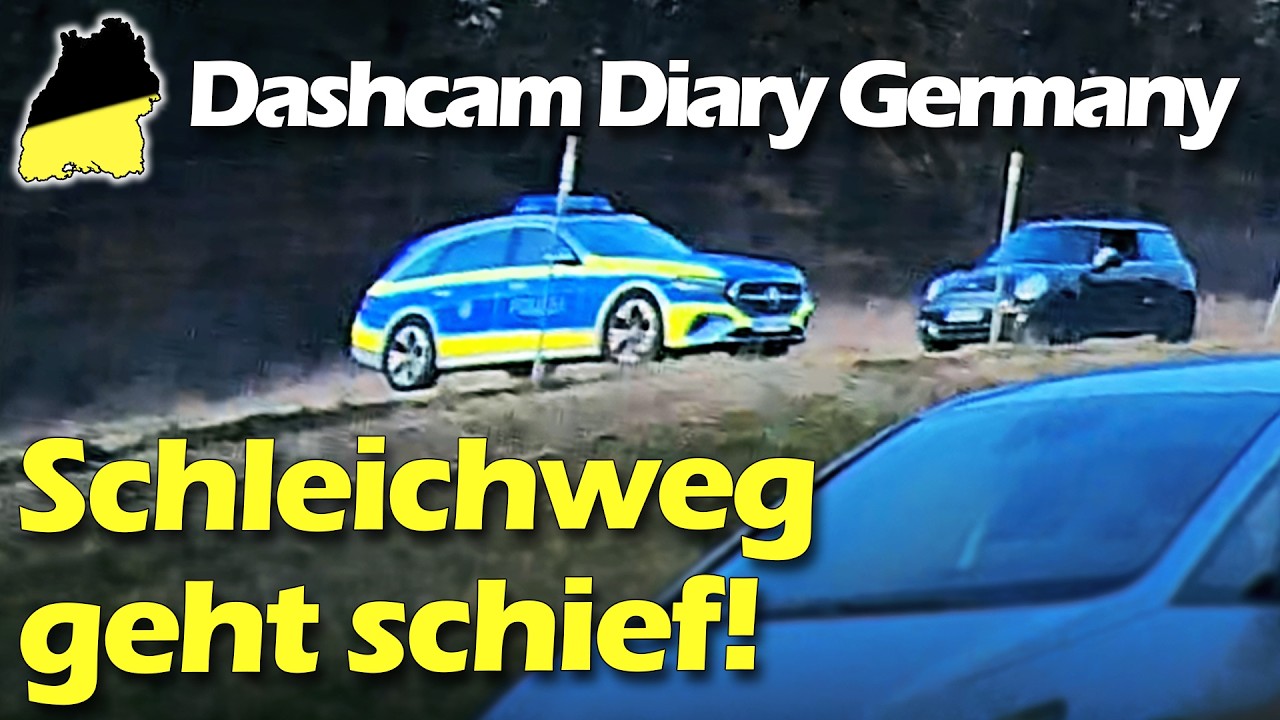 Stau-Umfahrer von Polizei gestoppt, Irrer Raser über Standstreifen // Dashcam Diary Germany #38 2026