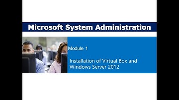 1 windows server 2012  downloading and installation  with Virtual box Installation Video Tutorial