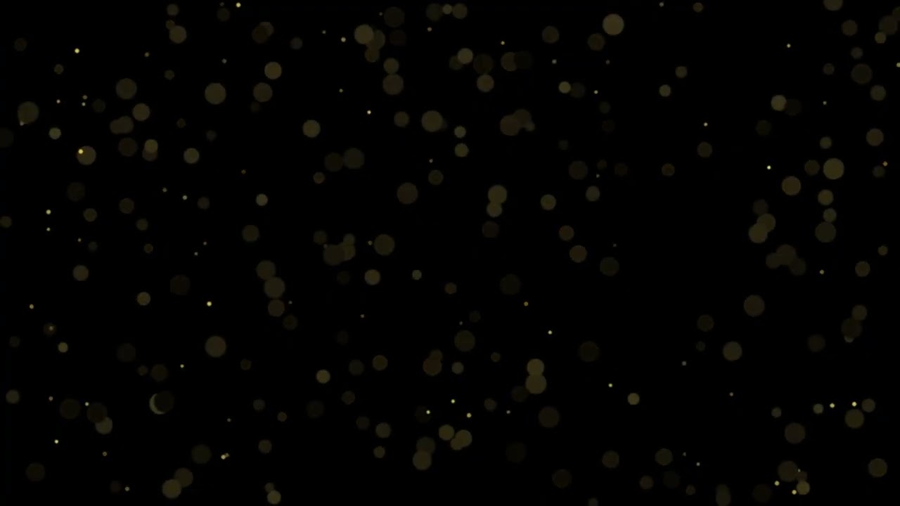 Golden Dust Particles | 30 Minutes 4K Relaxation