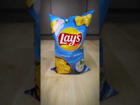 Black high heels vs Lays chips #asmr #usa