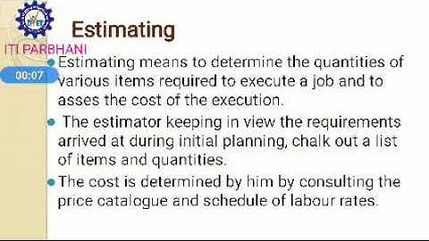 Estimation and Costing ITI 2nd Year Students Part -2