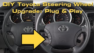 Toyota Steering Wheel Upgrade  DIY Add Volume Buttons the Easy Way