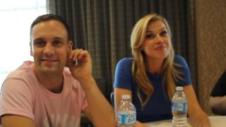 Comic Con Marvels Agents Of Shield Adrianne Palicki U0026 Nick Blood 2015
