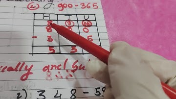 subtraction by borrowing || Aeishu Tawte || 3rd std Maths ||