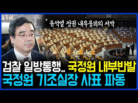 조상준 국정원 <strong>기조실장</strong> 사퇴 &amp;quot;검찰 일방통행에 국정원 내부반발&amp;quot; / 고발뉴스 뉴스비평 719회