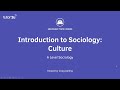 Sociology Culture