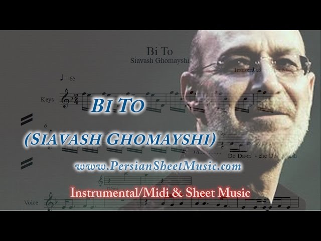Bi To (Siavash Ghomayshi) Midi Instrumental Sheet Music