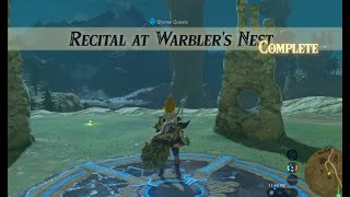 Recital at Warbler's Nest | Shrine Quest | Zelda BOTW