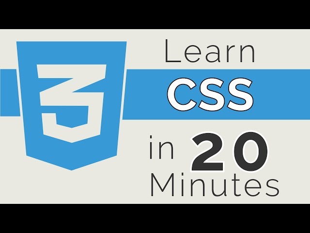 Learn CSS in 20 Minutes class=