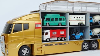 トミカ☆お気に入りのミニカーを開封してコンボイに収納してみた!
