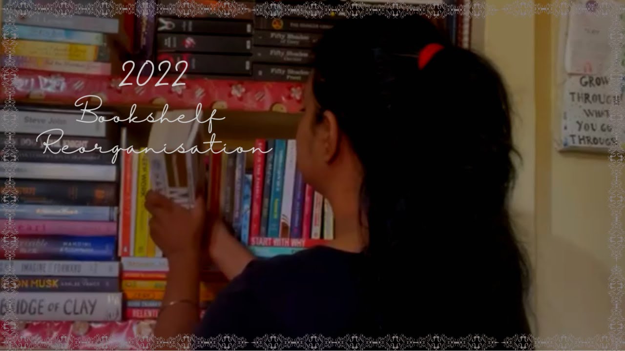 Rearranging all my books📚 [Bookshelf tour India ] | Aurora alpha - YouTube