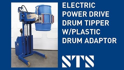 Power Clamp Drum Tipper with Plastic Drum Adaptors (STE01-RRH01-INSO2)