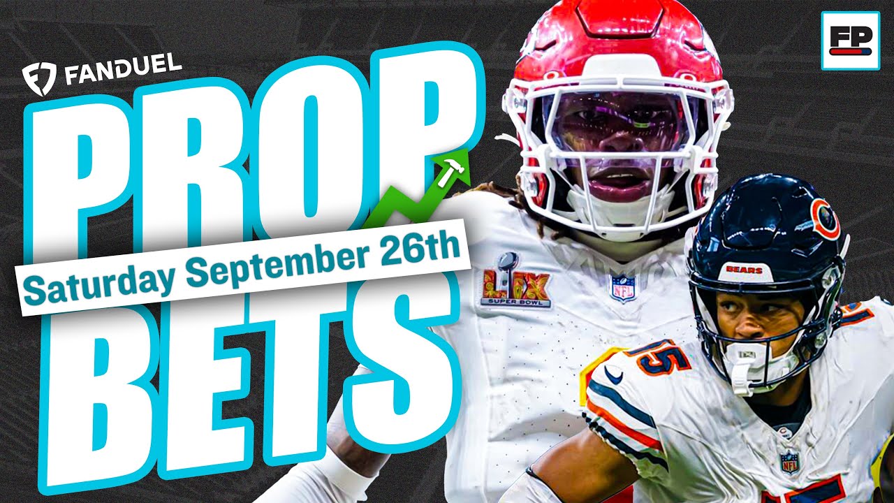 NFL Week 4 Prop Bets & Best Picks | Presented by FanDuel