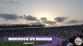 Morocco vs Nigeria اجواء خيالية من مركب مولاي عبد الله لتشجيع لبؤات الأطلس بنصف النهائي