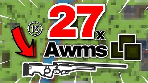 I got 27 AWM-S in 1 game of survev.io