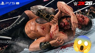 INSANE CLASH! Roman Reigns vs Gunther – Backlash Full Match | WWE 2K26 PS5 Pro [4K60]