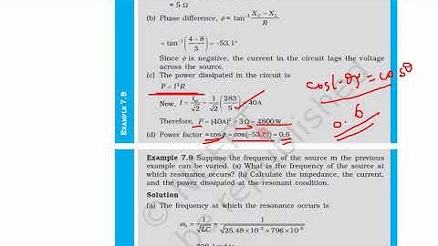 Class 12th, Subject Physics, Chapter 7, Day 5, Video 2