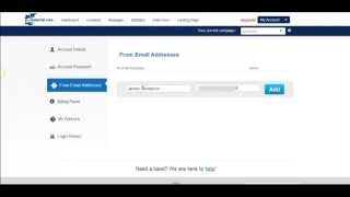 How do I change the email address and name my messages are from
