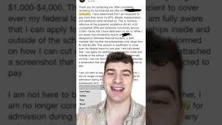 💸 THIS is how I negotiated MORE financial aid #collegestudent #financialaid #negotiations #college