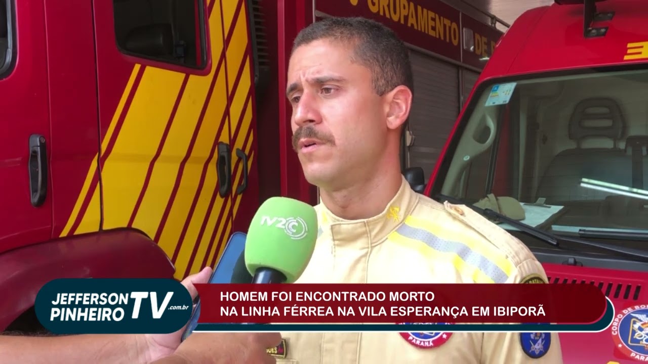 HOMEM FOI ENCONTRADO SEM VIDA NA LINHA FÉRREA DA VILA ESPERANÇA EM IBIPORÃ