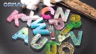 How to make a letter resin molds
