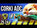 CORKI &amp; Rakan vs YUNARA &amp; Neeko (ADC) | KR Master | 25.24