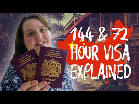 HOW TO VISIT CHINA WITHOUT A VISA - 144 Hour & 72 Hour Visa Explained