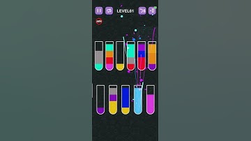 water sort puzzle level:#61 ll walkthrough game and playthrough game ll play game ll
