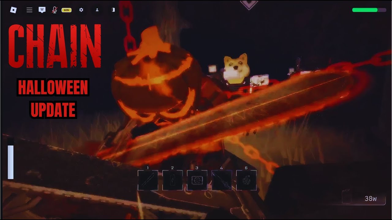 CHAIN UPDATE HALLOWEEN XSAW + NOVO VISUAL DO CHAIN HALLOWEEN| Roblox ...