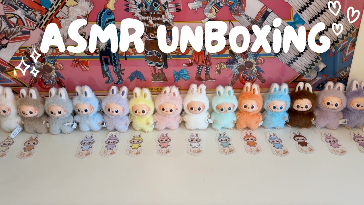ASMR Labubu Pin For Love Unboxing A-M POP MART