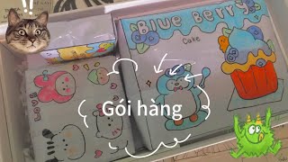Gói hàng squishy , sticker , washi giấy cutiiiii 🥝🌷🍑....// Thao'ss✨ #xuhuong #viral #goihangchoi