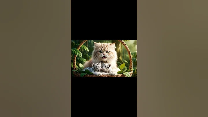 Video 11146351: tiger forest cat, forest cat meow, forest cat playing, forest cat animals, meow white cat