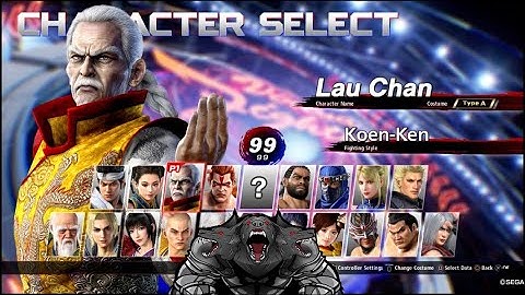 Virtua Fighter 5 : Ultimate Showdown - Lau Chan - Arcade Mode