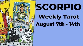 Scorpio: DRAMATIC Actions Brings In Great HAPPINESS! 💙 August 7th-14th 2023 WEEKLY TAROT READING