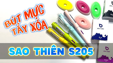 Bút mực tẩy xóa Sao Thiên S205 và cách dùng mực tẩy xóa | PENPRO