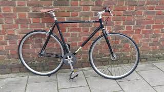 700c PYTHON DUKE SINGLE SPEED FIXED GEAR Steel BIKE FIXIE URBAN CITY COMMUTER BICYCLE (5639)