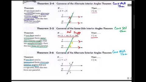 3.3 - Proving Lines Parallel - GeomOnline