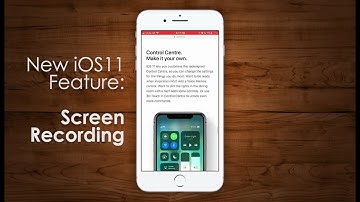 Screen Recording on iOS 11 for iPhone - How To Tutorial