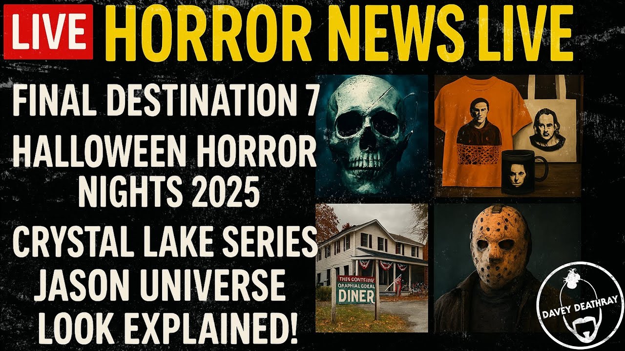 Horror News LIVE! Final Destination 7, HHN 2025, Crystal Lake Series ...