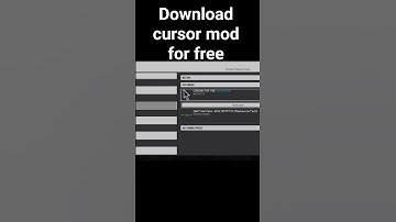 Download cursor mod for free 100% working