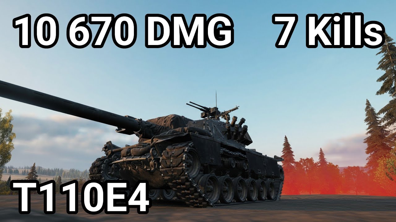 T110E4: 10.6K DAMAGE 7 KILLS - THE UNSTOPPABLE ASSAULT TITAN | WoT 2.1.1