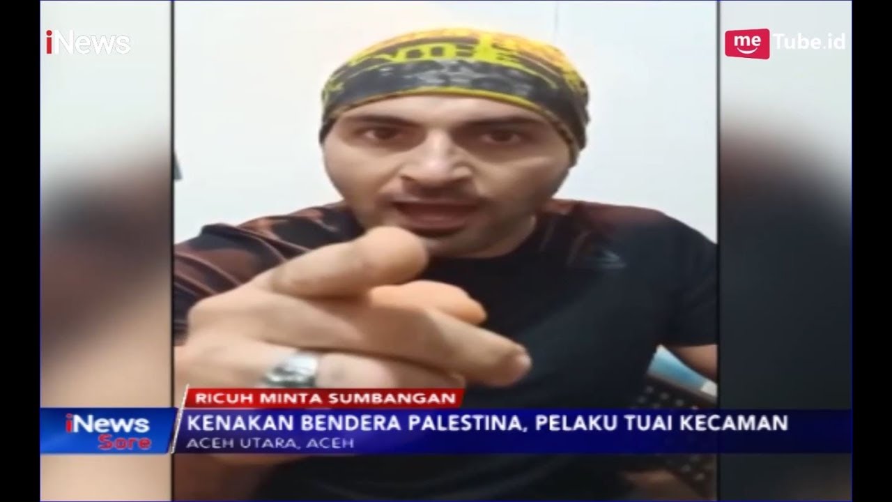 Video Viral, Pria Asal Palestina Kecam Peminta Sumbangan di Minimarket Aceh - iNews Sore 13/05