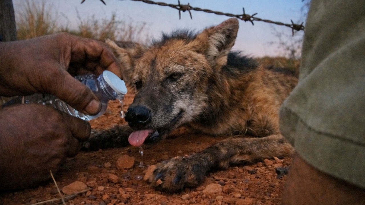 This Rare Wolf Was Found Starving for Months. What Happened Next Will Restore Your Faith