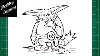 How To Draw Big The Cat - Sonic Characters