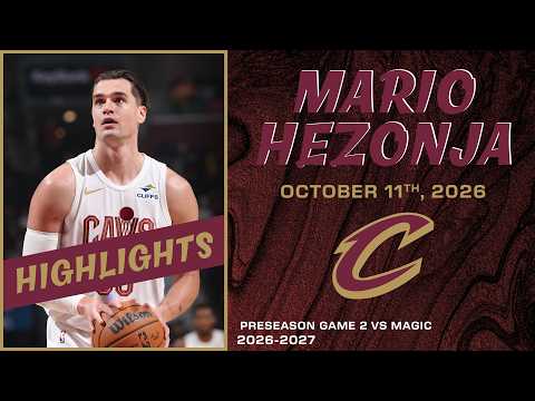 Highlights de Mario Hezonja avec les Cavs + Lancer-francs | Présaison vs Magic