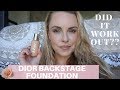 DIOR BACKSTAGE Foundation Review || Does it Really Work? - Elle Leary Artistry