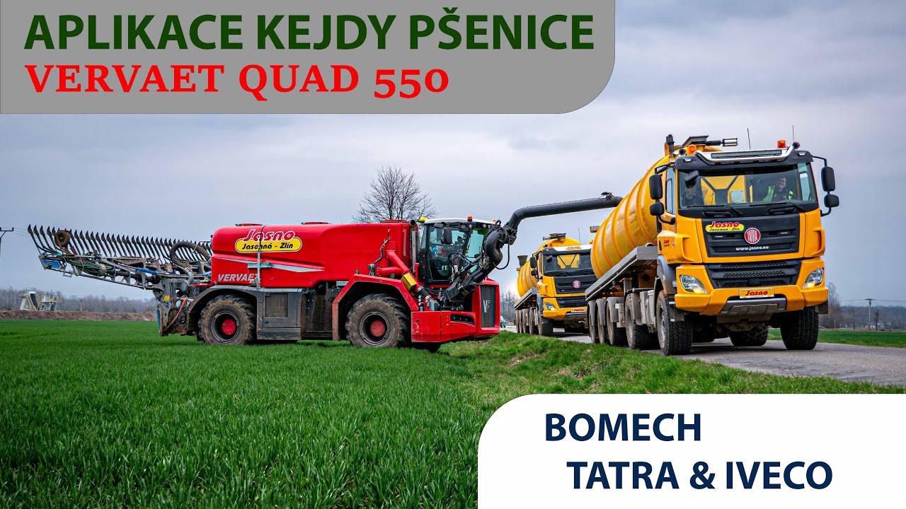 NEW 🔴 VERVAET Quad 550 🆕 s aplikátorem BOMECH | Aplikace kejdy do porostu  2024 |