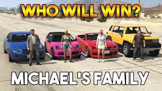 GTA 5 ONLINE : MICHAEL'S FAMILY (WHO WILL WIN?)